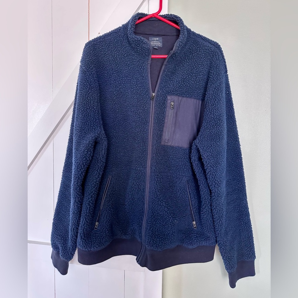 J. Crew Men’s Fleece Jacket Size XL